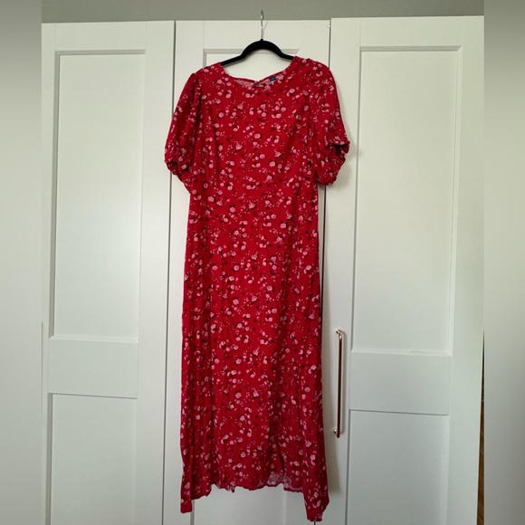 Old Navy Dresses & Skirts - Puff-Sleeve Floral Maxi Shift Dress for Women